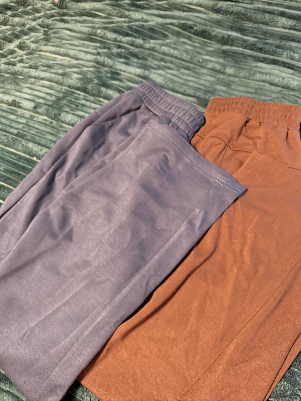 Soft Jersey Lounge Pants in Lavender and Rust